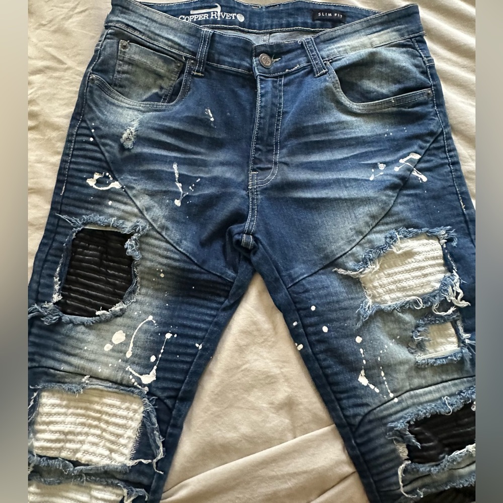 Copper Rivet Jeans - Picture 9 of 11